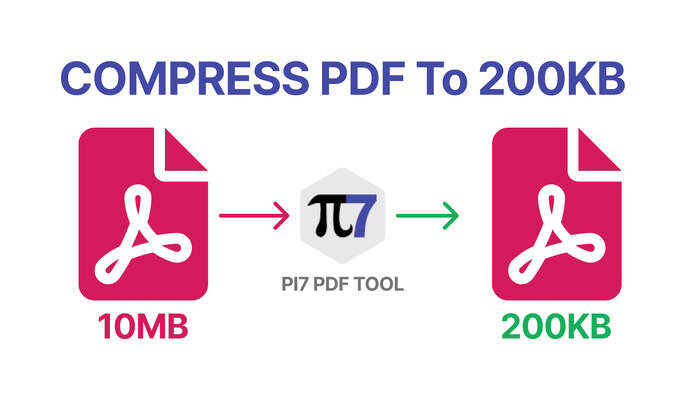 Compress PDF to 200kb